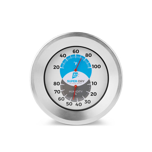 HGT 1/4 - Humidity and temperature gauge for compressed air dryer, ¼ in NPT connection