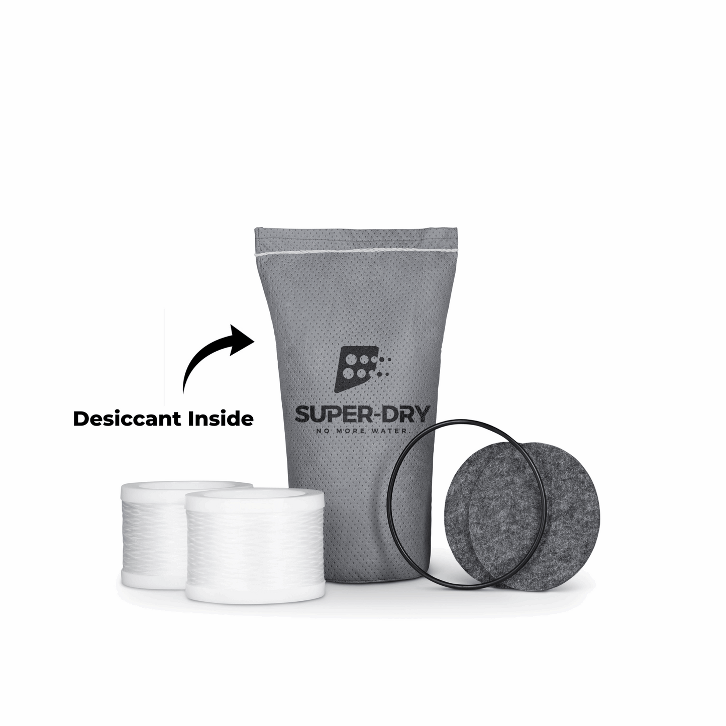 280-220: ED2 Replacement Cartridge- desiccant and filter kit for industrial compressed air dryer (includes activated alumina desiccant bag, filters, felt pads, and O-rings)