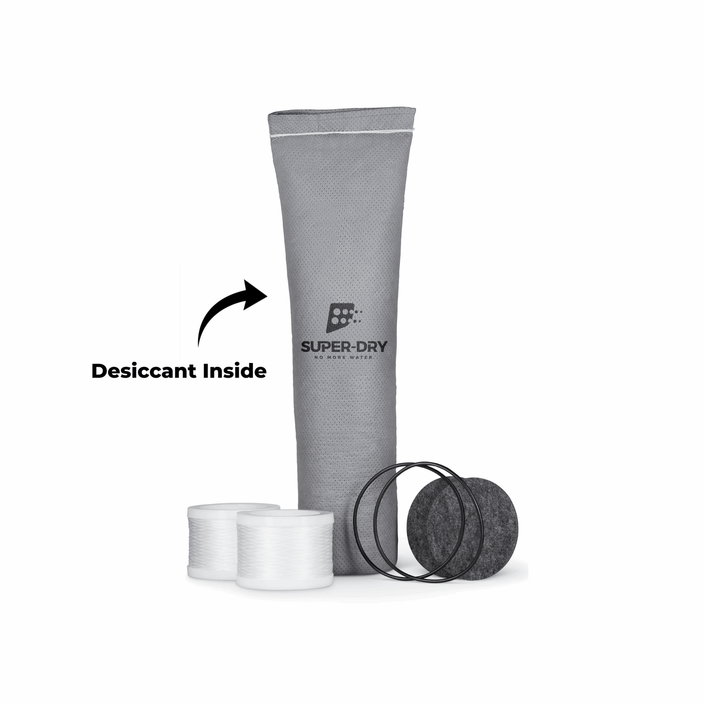 280-230: ED3 Replacement Cartridge- desiccant and filter for industrial compressed air dryer (includes activated alumina desiccant bag, filters, felt pads, and O-rings)