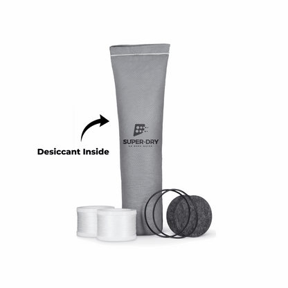 280-230: ED3 Replacement Cartridge- desiccant and filter for industrial compressed air dryer (includes activated alumina desiccant bag, filters, felt pads, and O-rings)