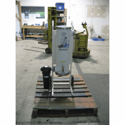 280-140: D4 - Single-tower desiccant compressed air dryer, aluminum housing, with activated alumina desiccant