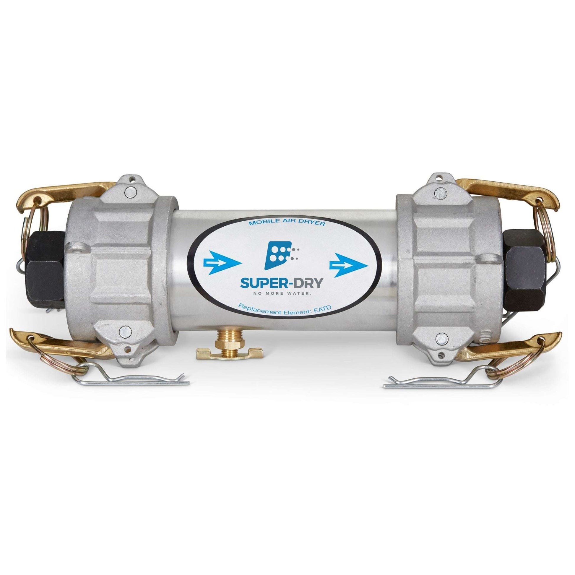 290-104: ATD 1/2-CL- Air Tool Dryer CAMLOCK - Desiccant inline compressed air dryer, ½″ NPT, with activated alumina desiccant